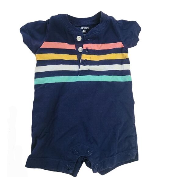 Carters 3 month boy Romper Lot - Picture 4 of 4